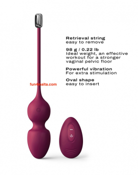 Dorcel - Love Balls - Vibrating Kegel Balls with Remote Control,plum (purple)